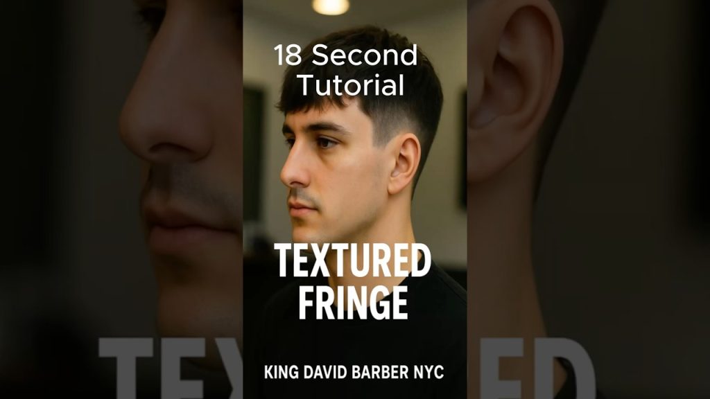 Textured Fringe Haircut Tutorial for Men – Step-by-Step Barber Guide– King David Barber NYC Textured Fringe Haircut Tutorial for Men – Step-by-Step Barber Guide– King David Barber NYC